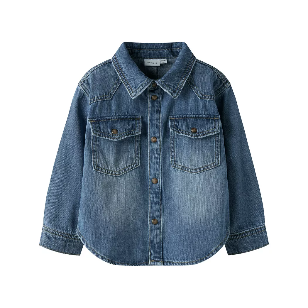 Name It - Jeanshemd, 104, Blau Denim