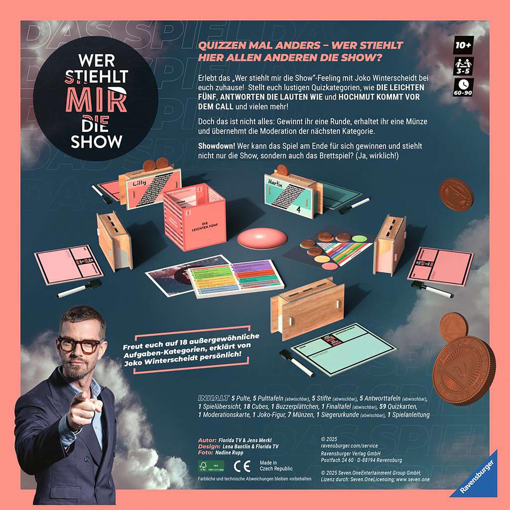 Ravensburger  Wer stiehlt mir die Show?, allemand 