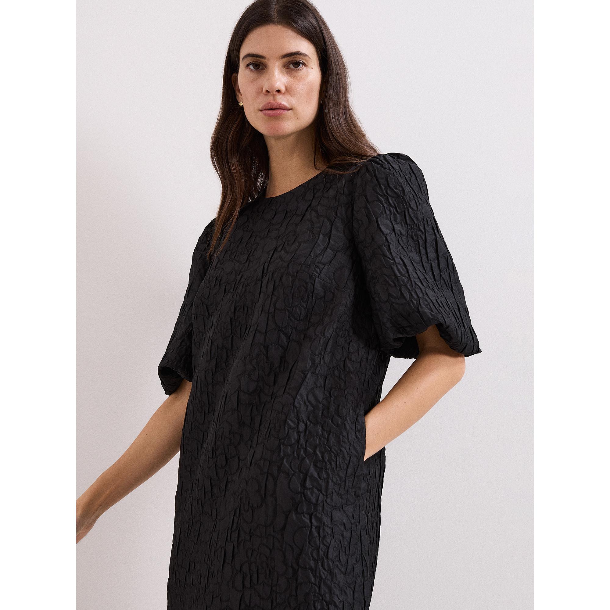 Phase Eight Mini abito testurizzato con maniche a sbuffo  