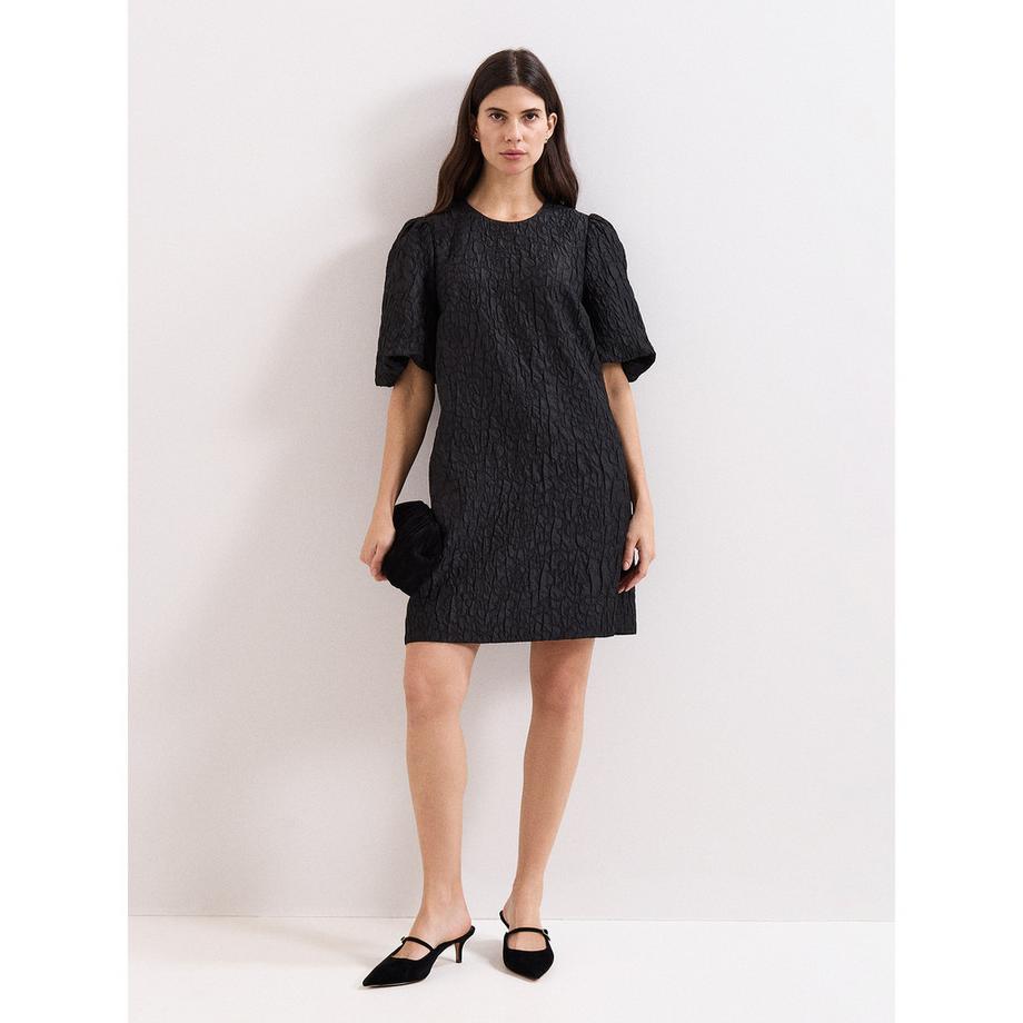 Phase Eight Strukturiertes Kurzarm Mini Kleid  