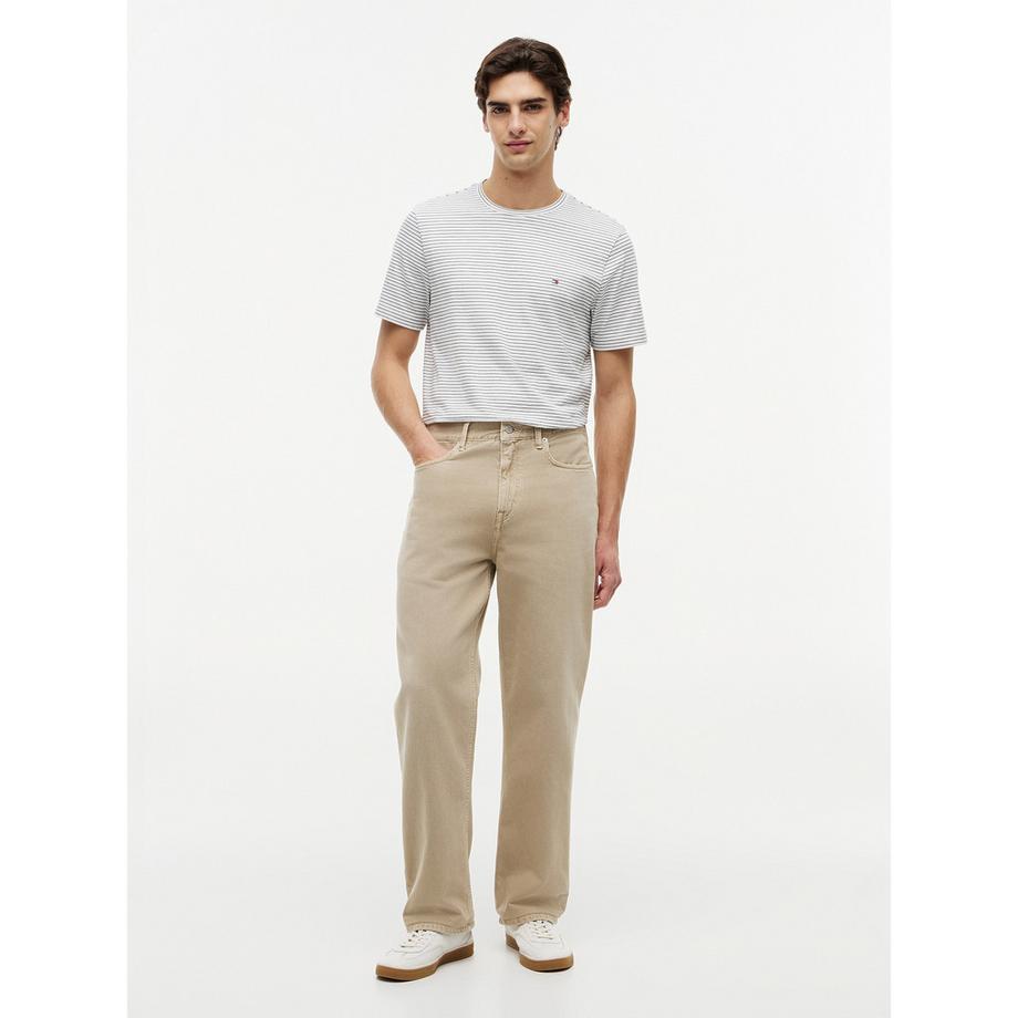 TOMMY HILFIGER T-shirt rayé à col rond  