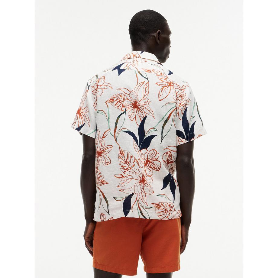 TOMMY HILFIGER Camicia a maniche corte con motivo floreale  
