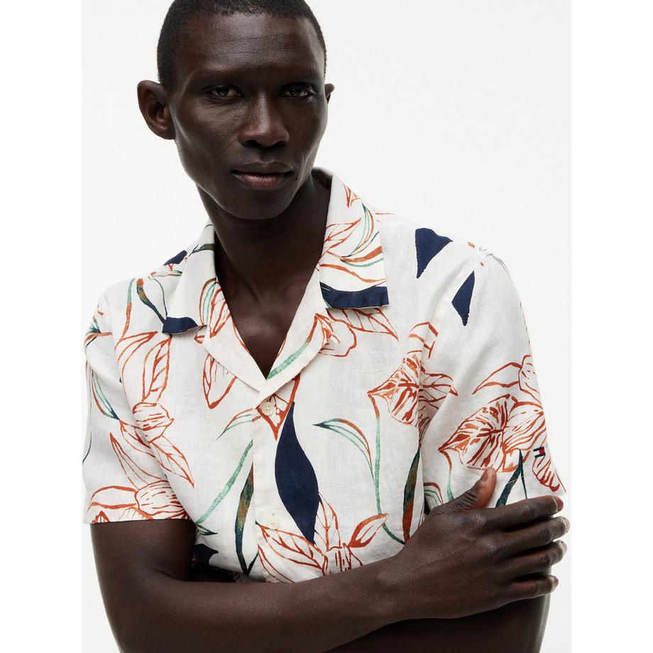 TOMMY HILFIGER Camicia a maniche corte con motivo floreale  