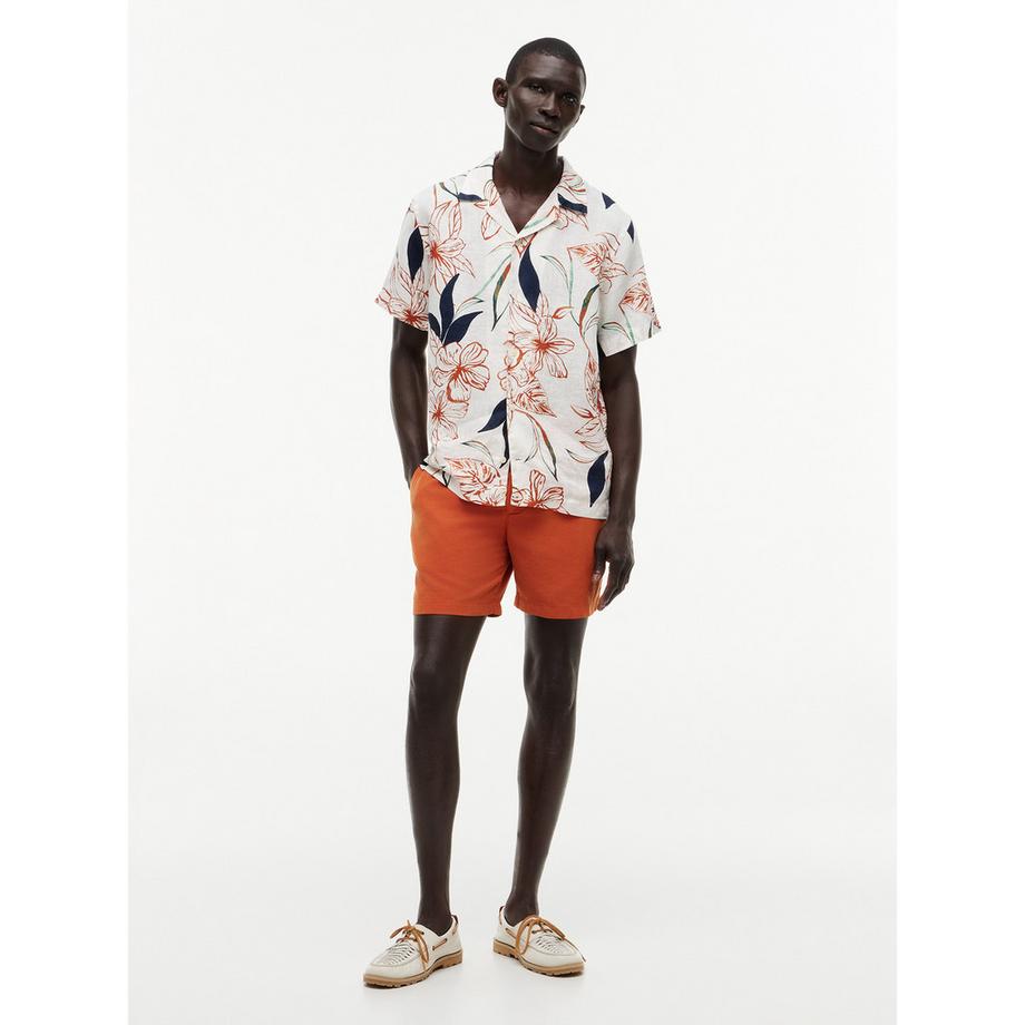 TOMMY HILFIGER Camicia a maniche corte con motivo floreale  