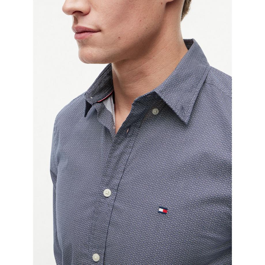 TOMMY HILFIGER Chemise à manches longues à motifs  