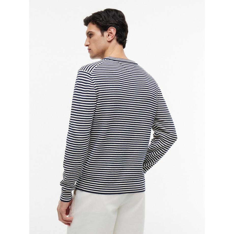 TOMMY HILFIGER Strukturierter Rundhals Pullover  