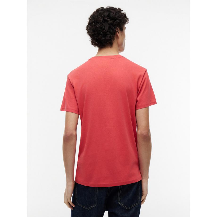 TOMMY JEANS T-shirt Slim Fit Col Rond avec Logo  