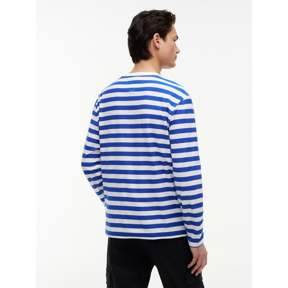 TOMMY JEANS T-shirt a maniche lunghe a righe  