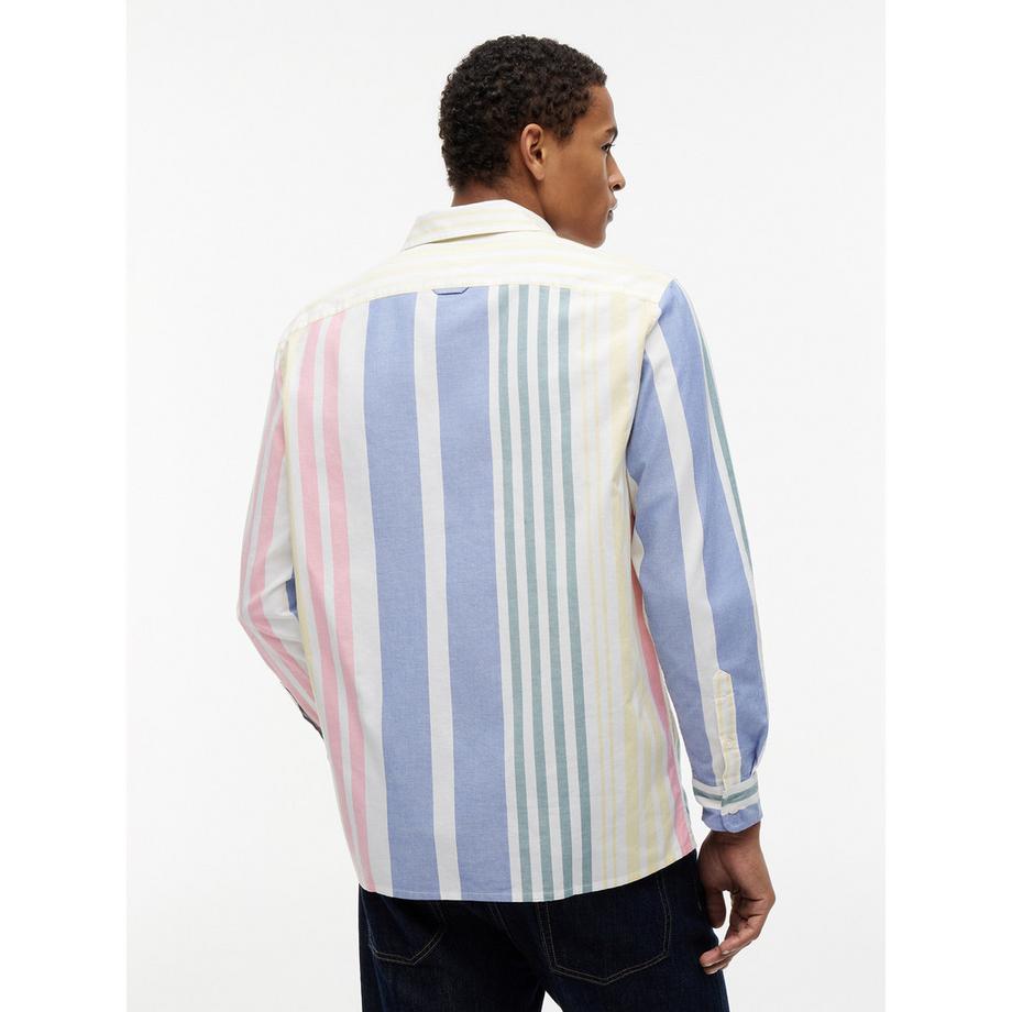 TOMMY JEANS Chemise rayée à manches longues  