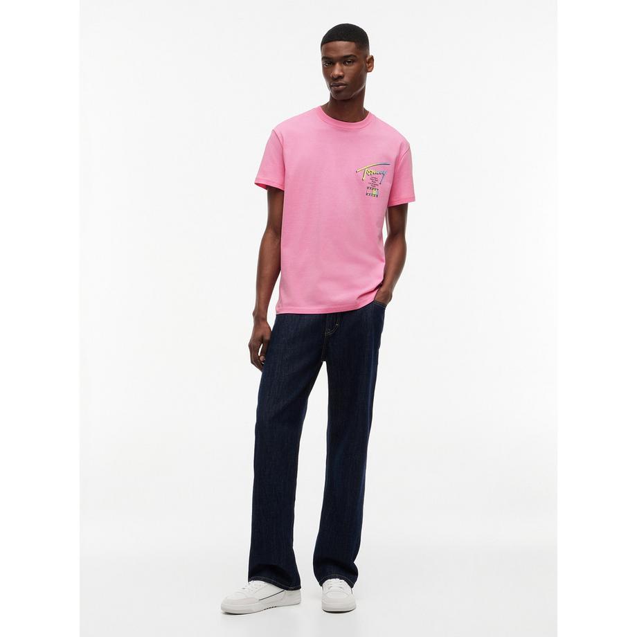 TOMMY JEANS T-shirt Col Rond Manches Courtes  
