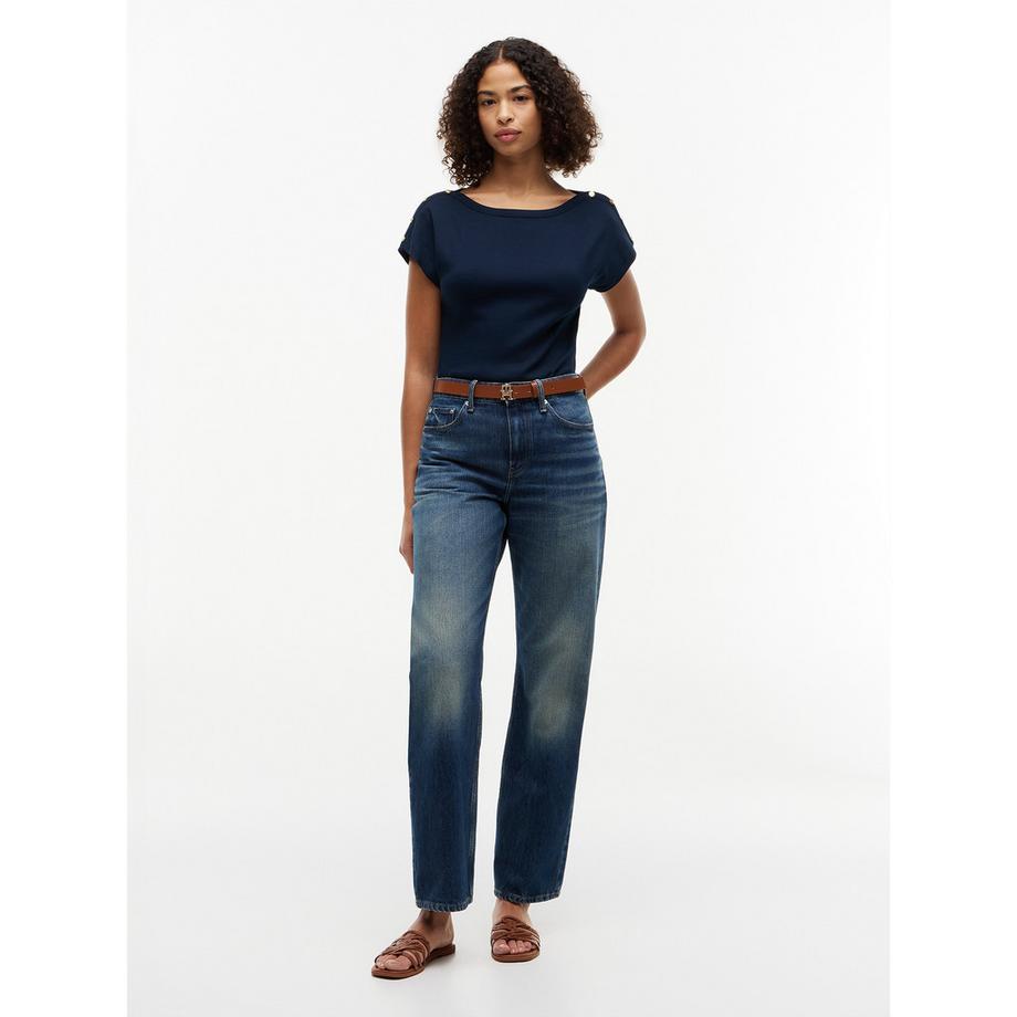 TOMMY HILFIGER T-Shirt avec détails boutonnés  