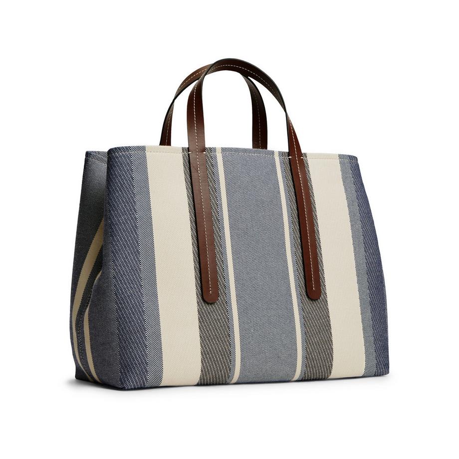 TOMMY HILFIGER TH CITY LE Gestreifte Satchel Bag  