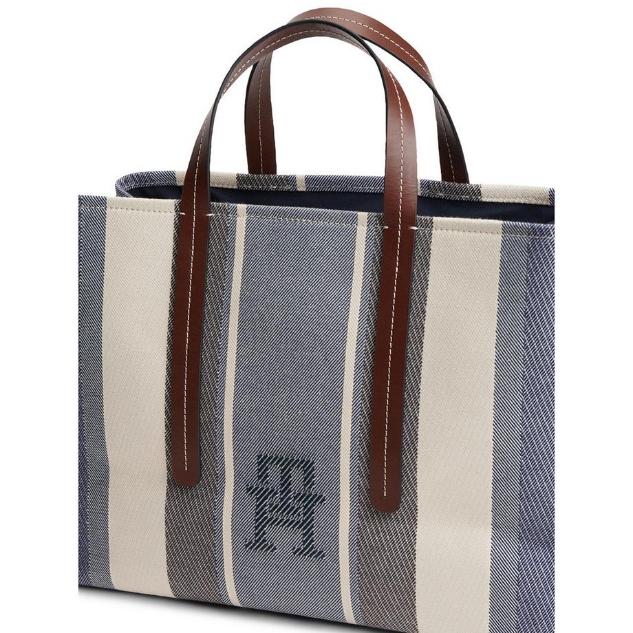 TOMMY HILFIGER TH CITY LE Gestreifte Satchel Bag  