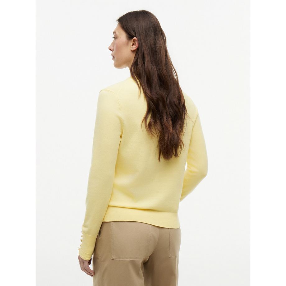TOMMY HILFIGER Maglione scollo a V con dettagli a bottoni  