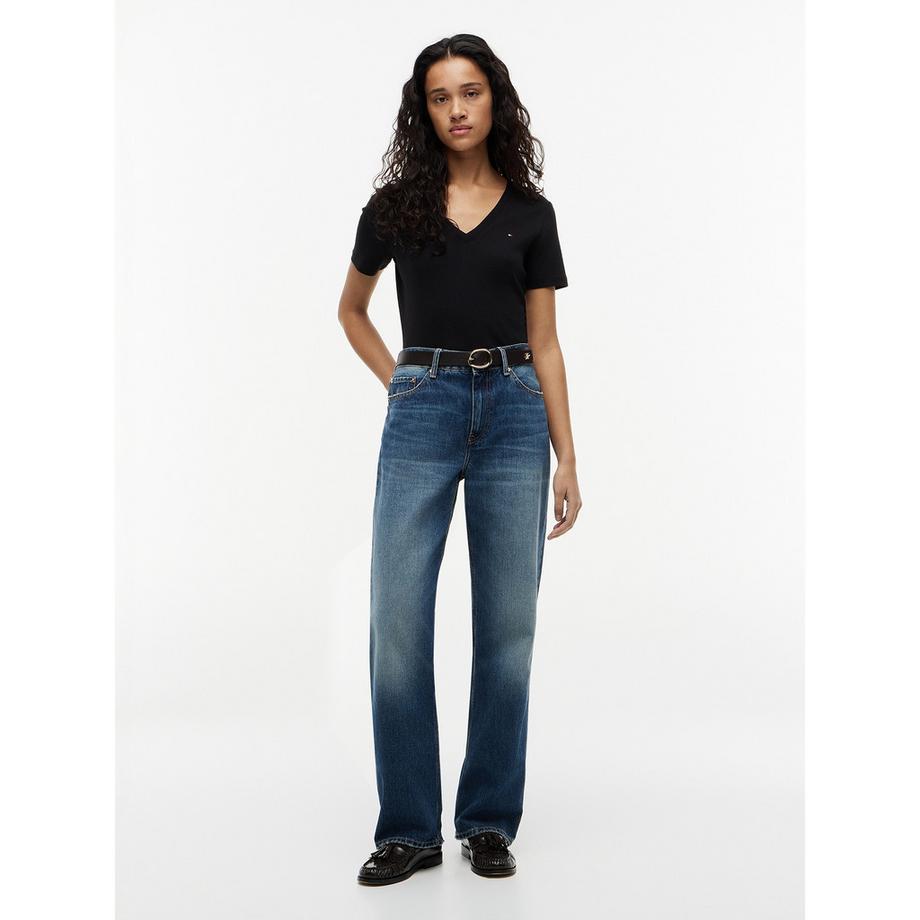 TOMMY HILFIGER V-NK SS V-Ausschnitt T-Shirt  