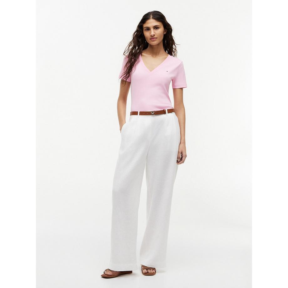 TOMMY HILFIGER V-NK SS V-Ausschnitt T-Shirt  