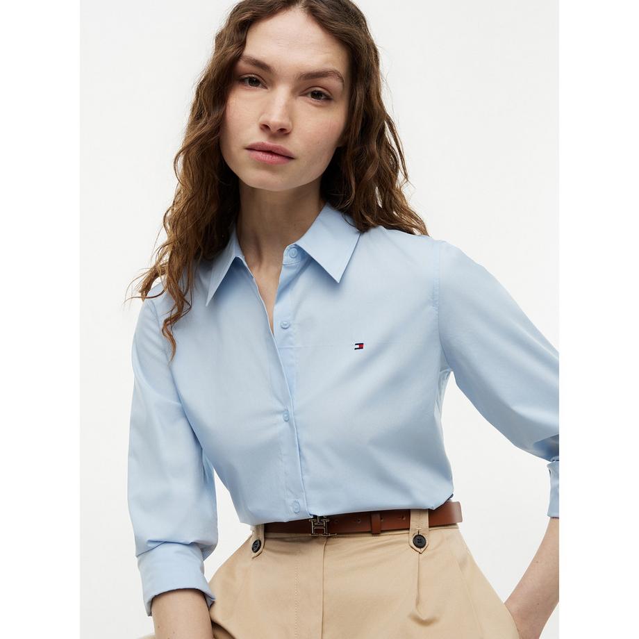 TOMMY HILFIGER Camicetta a Righe Maniche Lunghe  
