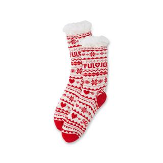 Etam Chaussettes Slipper à Motifs avec Bordure en Fausse Fourrure  