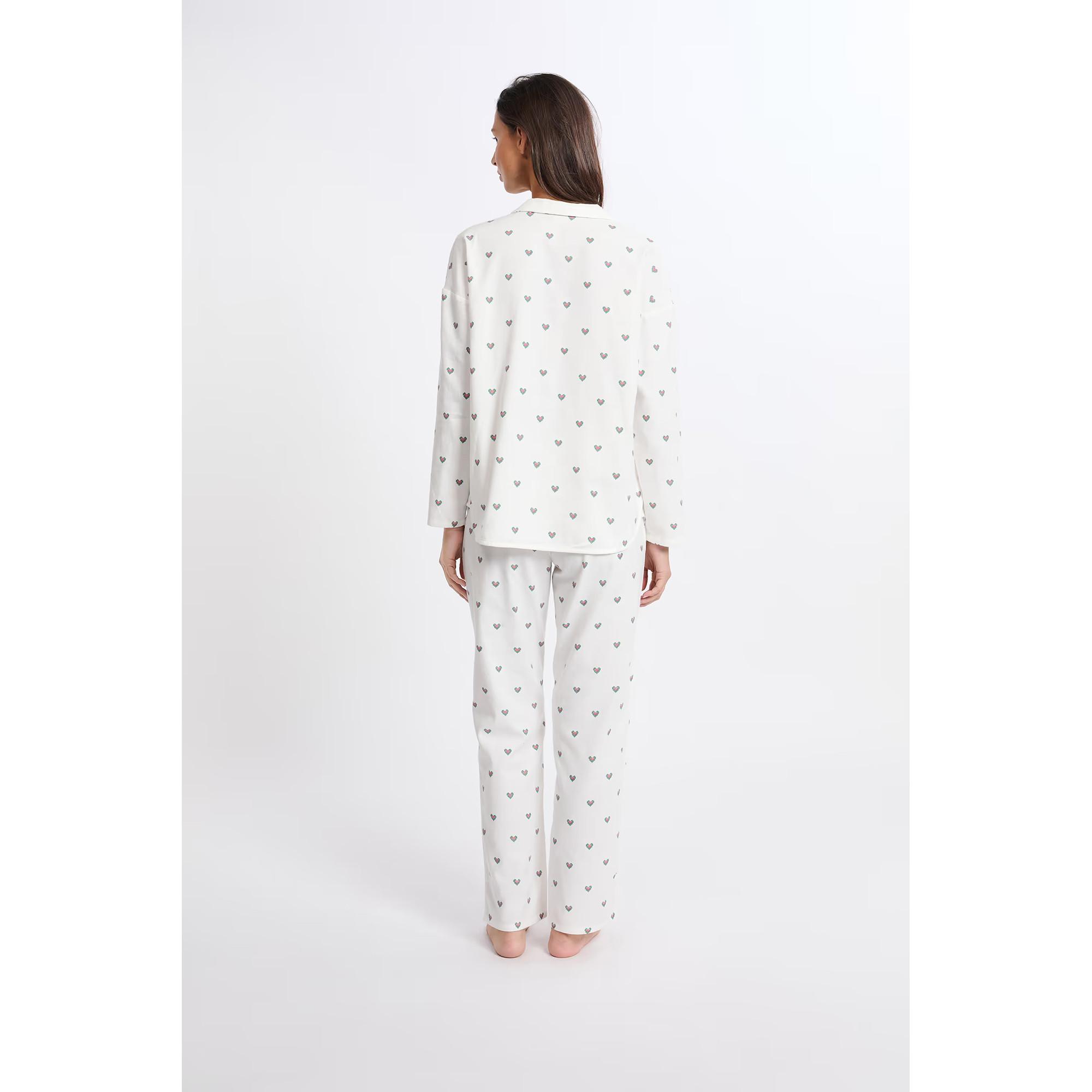 Etam Pyjama Lot de 2 avec Motif Coeur  