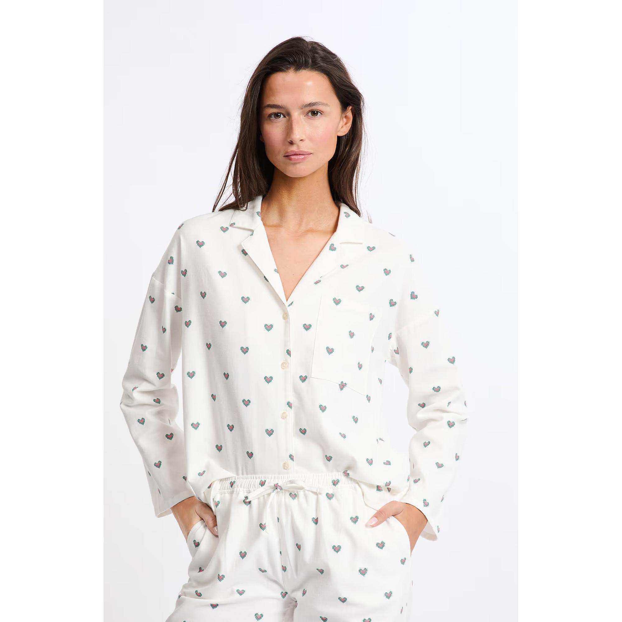 Etam Pyjama Lot de 2 avec Motif Coeur  