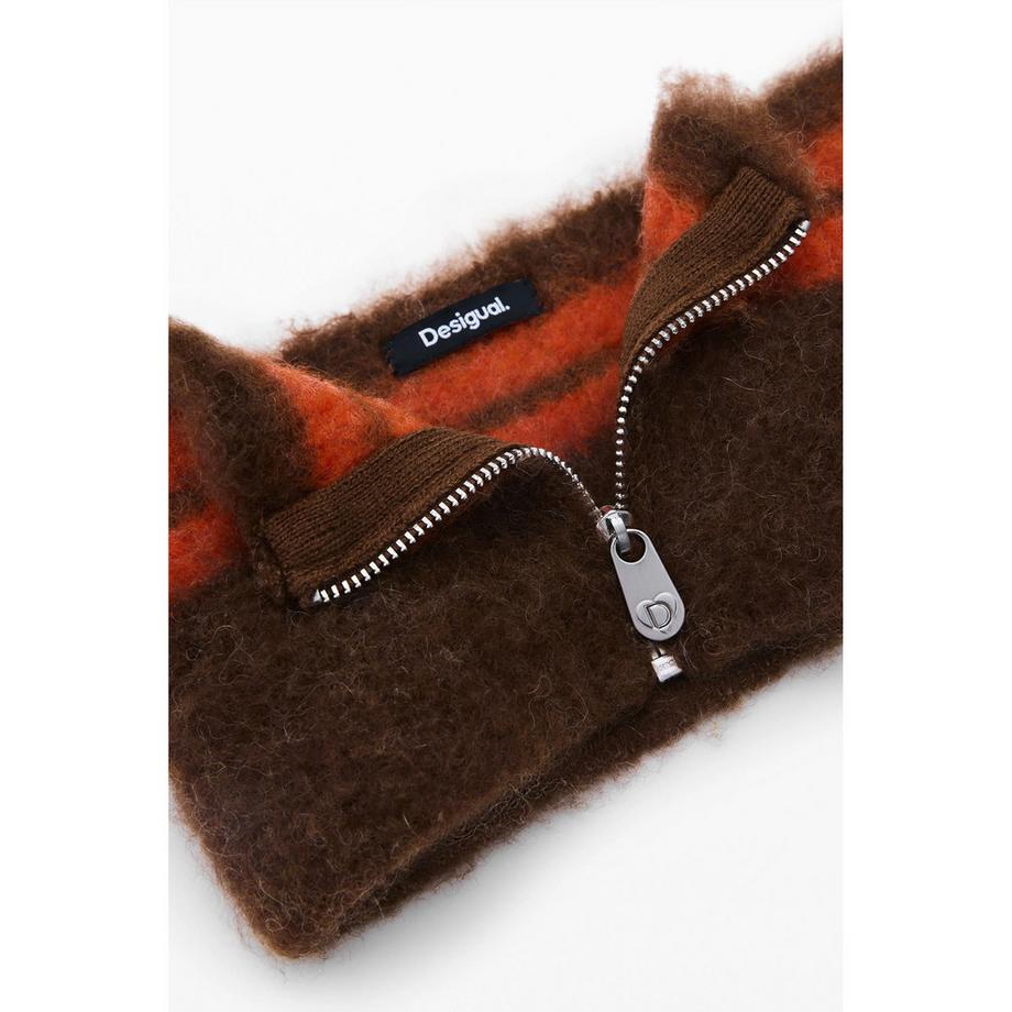 Desigual Echarpe rayée avec fermeture éclair  