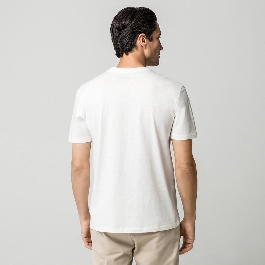 Manor Man T-shirt Col Rond Manches Courtes  