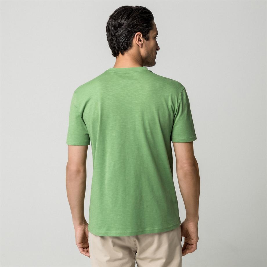 Manor Man T-shirt Col Rond Manches Courtes  
