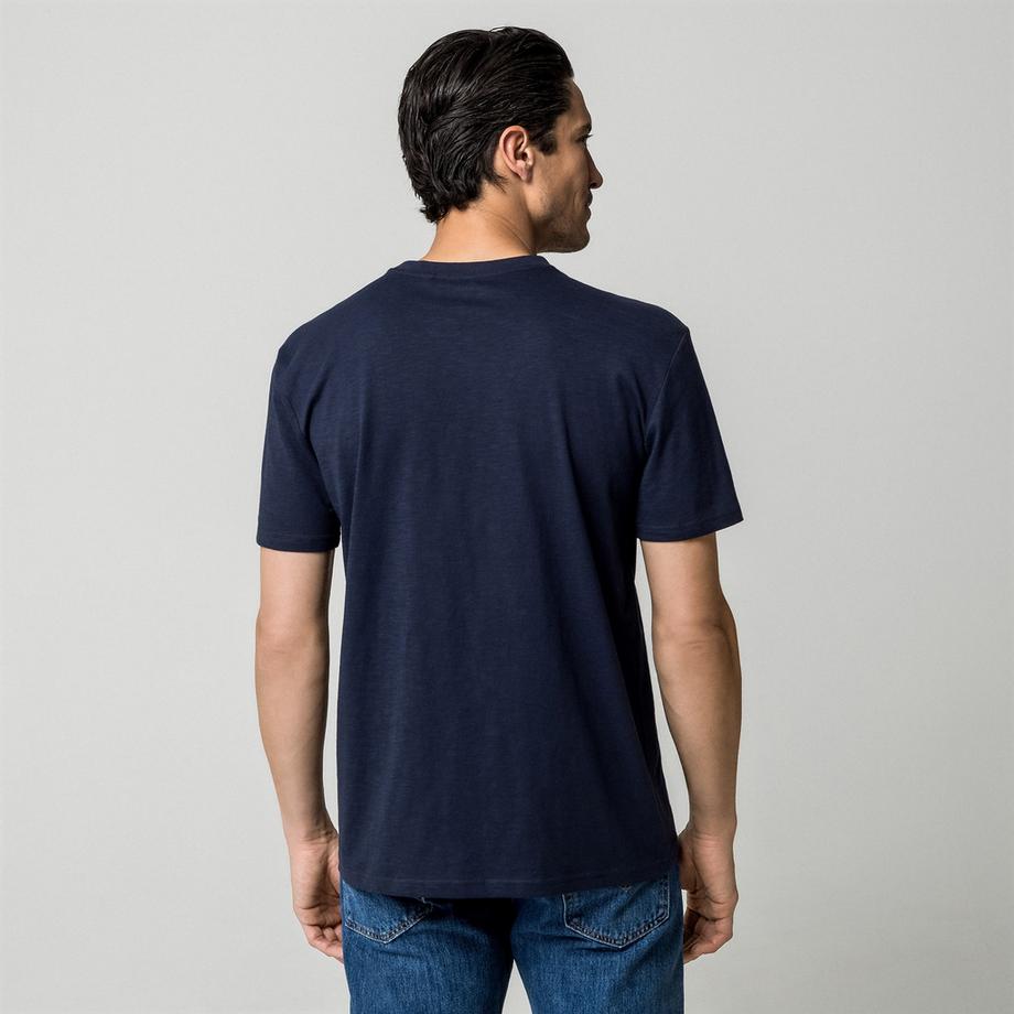 Manor Man T-shirt Col Rond Manches Courtes  
