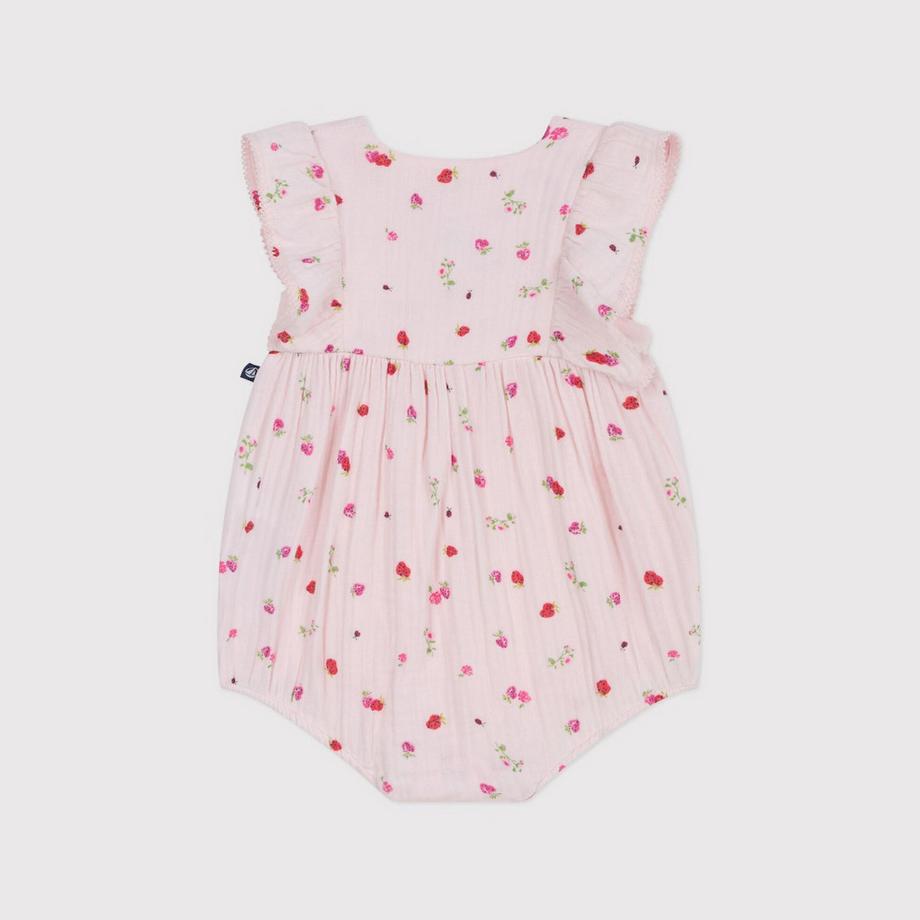 PETIT BATEAU Strampler mit Erdbeermuster  