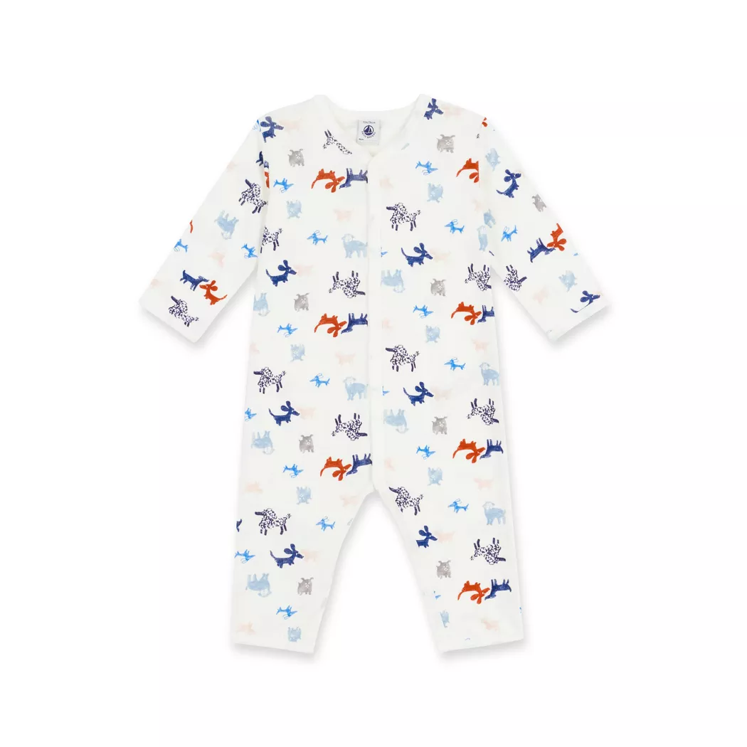 Petit Bateau - Pyjama, 18M, Multicolor