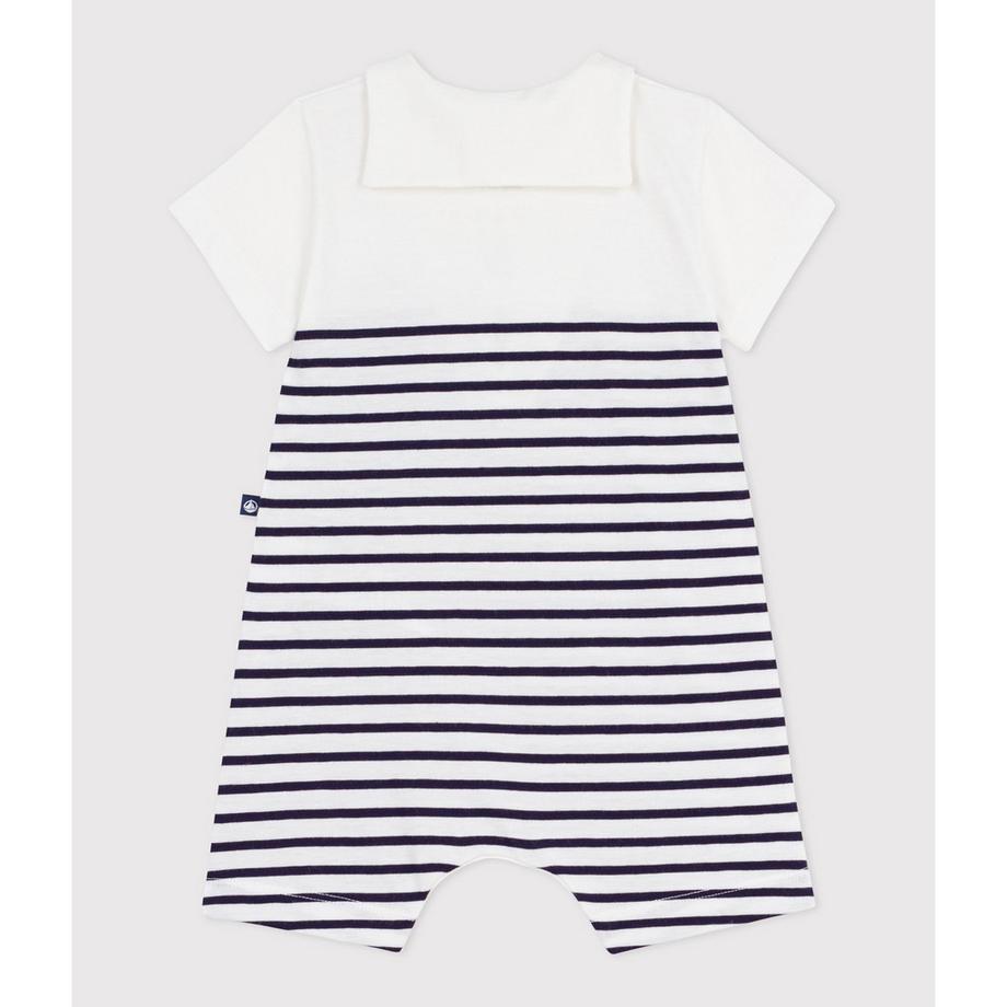 PETIT BATEAU Gestreifter Kurzarm Strampler  
