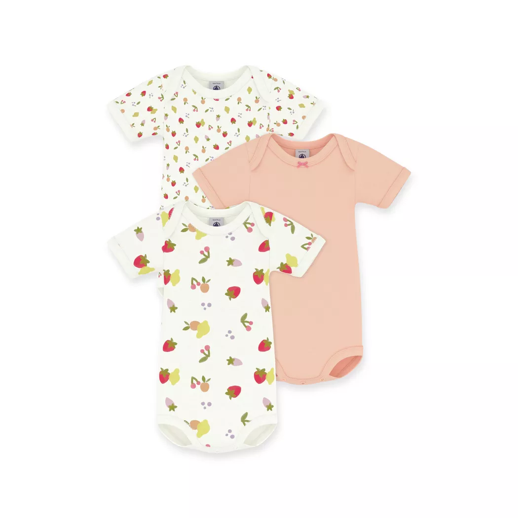 Petit Bateau Bodysuit 3-Pack Multicolor 18M 3