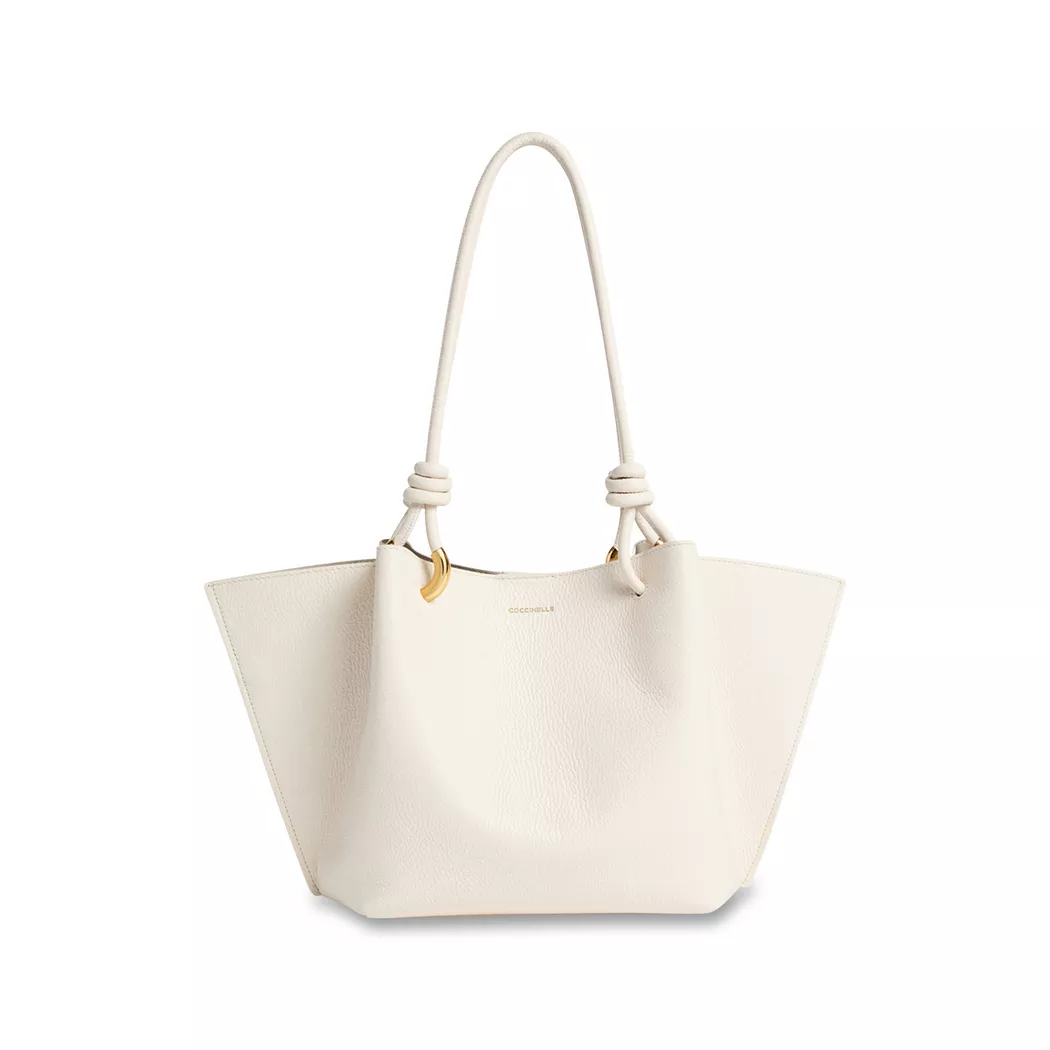 Coccinelle Ledertasche - Schultertasche FINN weiss damen