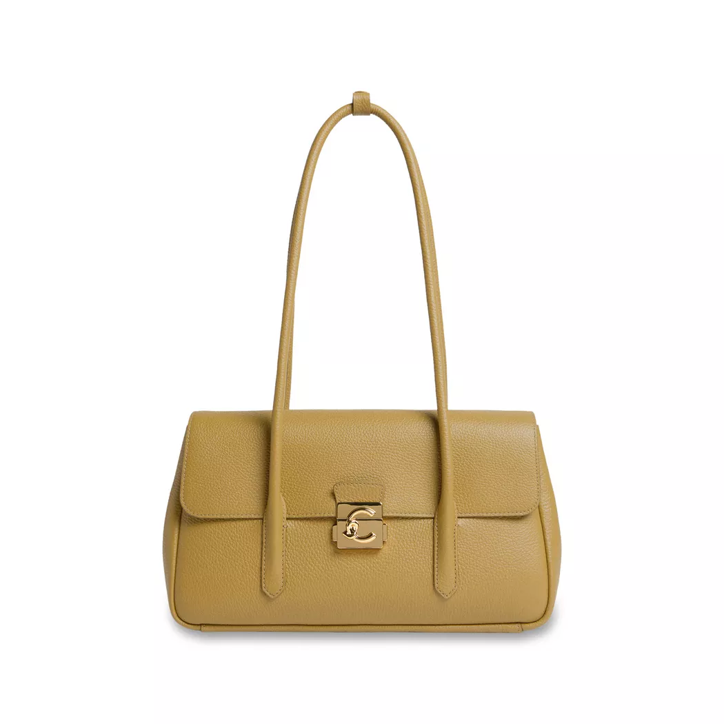 Coccinelle - Schultertasche, für Damen, Khaki, Größe ONESIZE