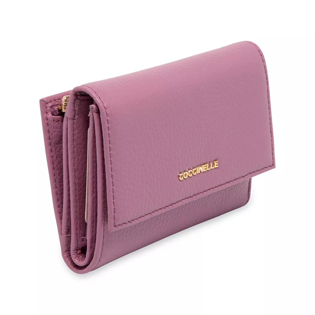 Coccinelle Geldbörse METALLIC SOFT pink damen 2