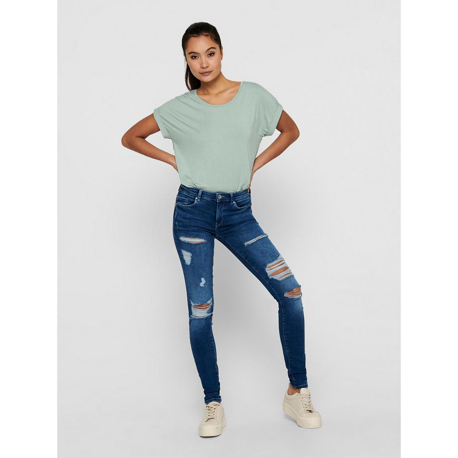 ONLY T-Shirt Rundhals Kurzarm Loose Fit  