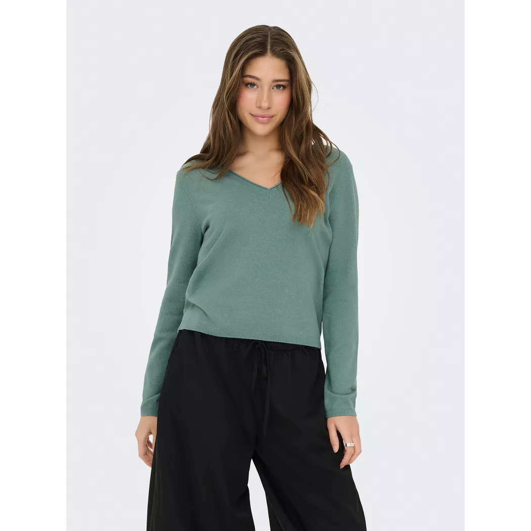 Only - Pullover, für Damen, Grün, Größe M