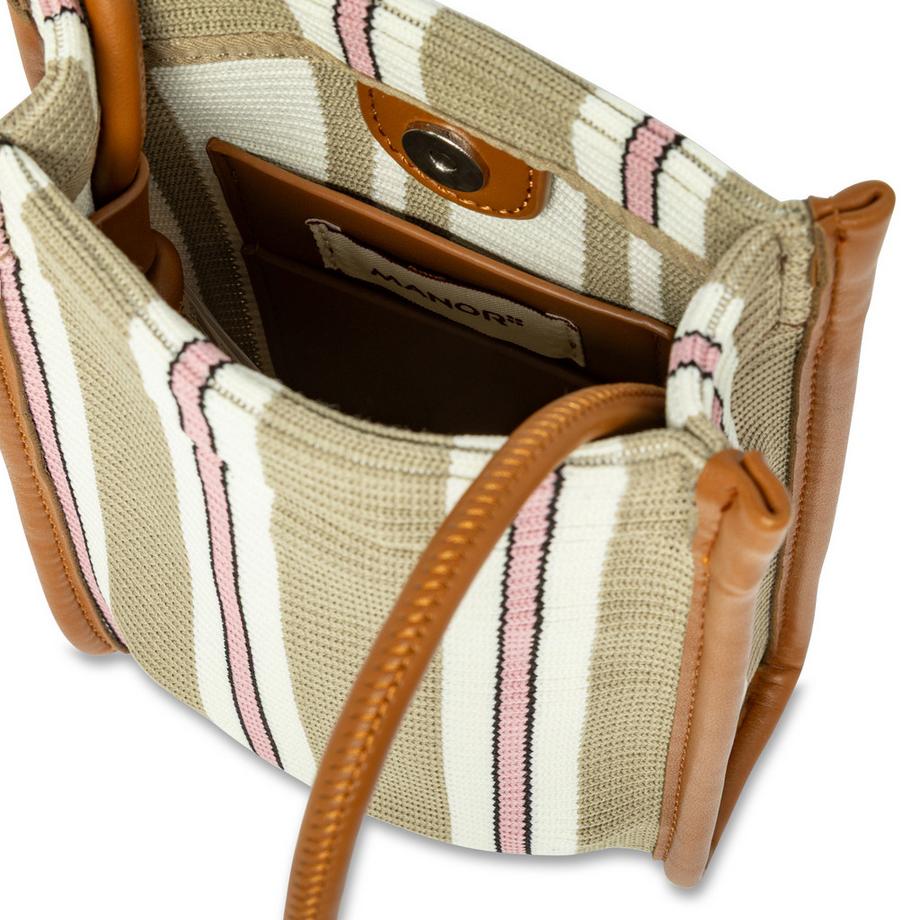 Manor Man Sac bandoulière rayé  