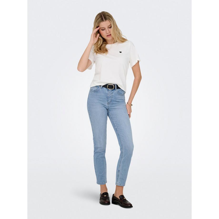 ONLY High Waist Regular Fit Jeans Light Wash  