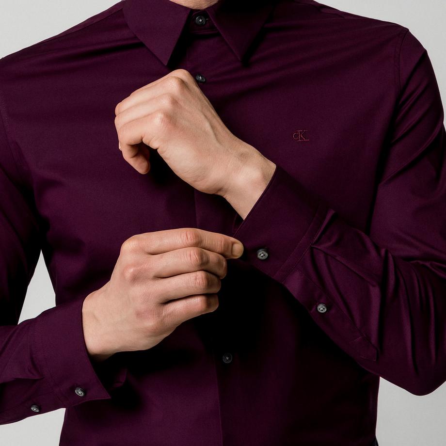 CALVIN KLEIN Hemden Camicia Slim Fit Maniche Lunghe  