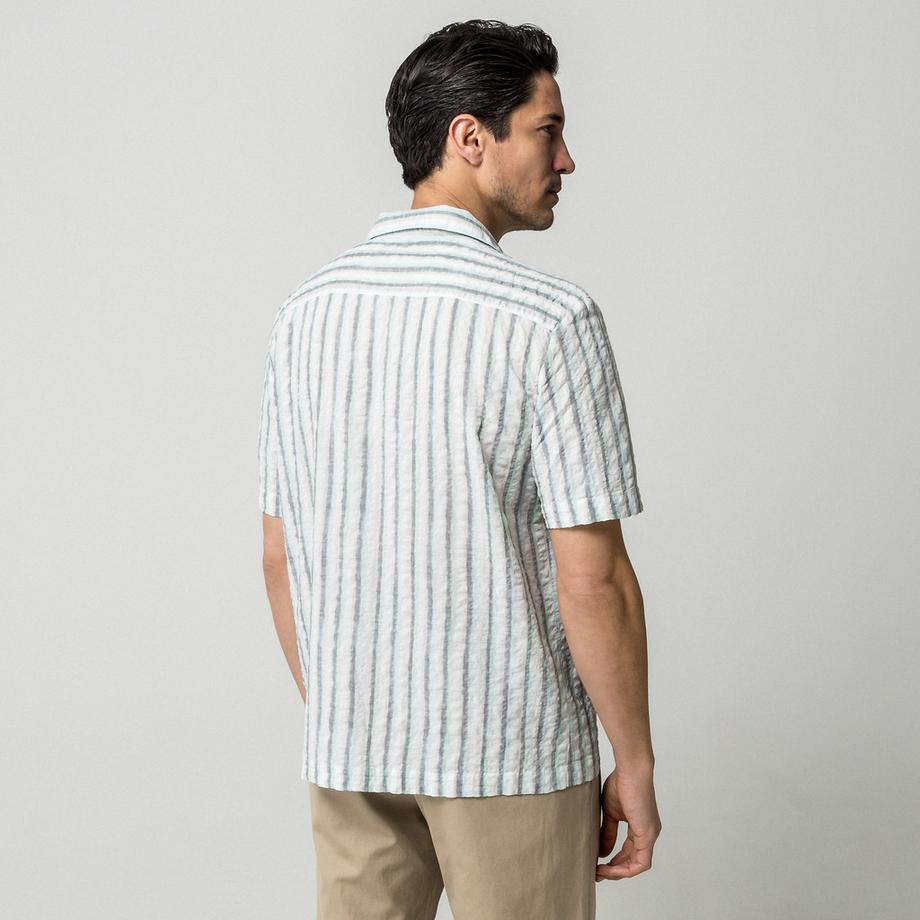 Manor Man Kurzarm Hemd gestreift  