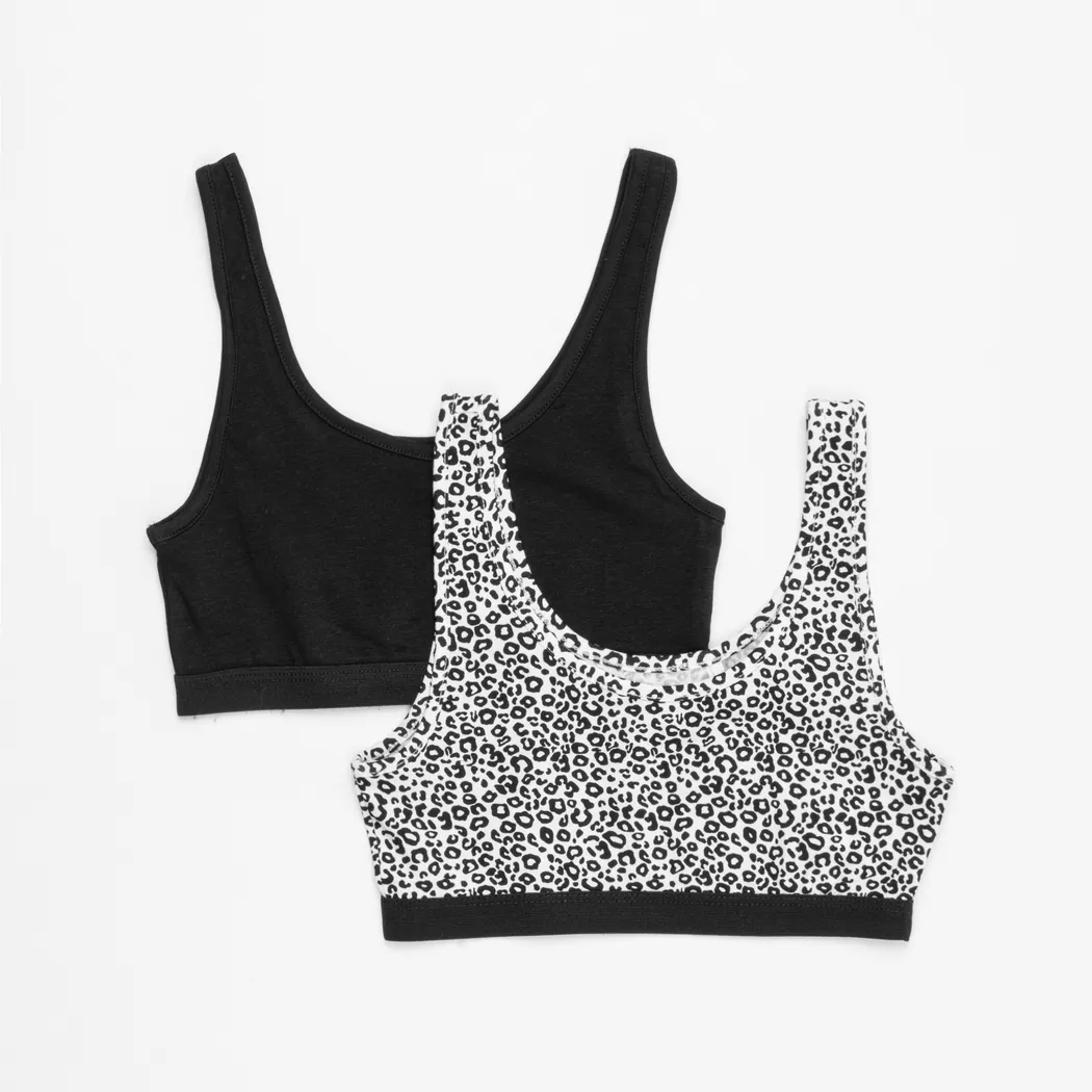 Manor Kids - Duopack, Bustiers, 146-152, Black 2