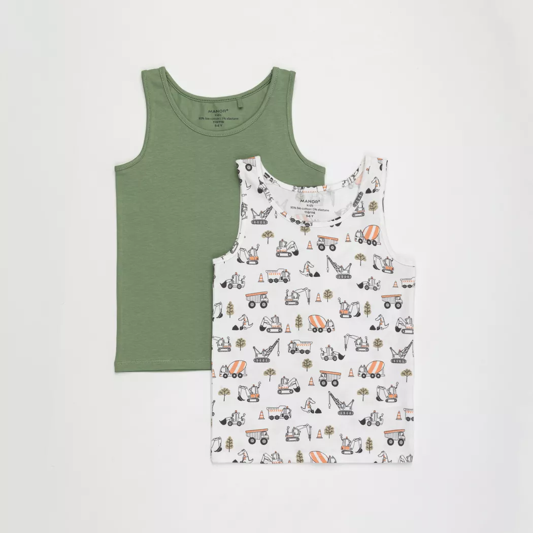 Manor Kids Tank Top Olive Green 98-104