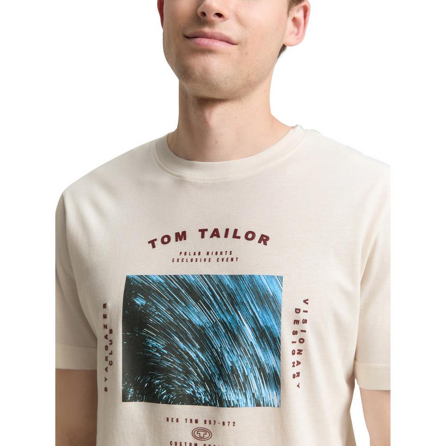 TOM TAILOR Grafisches Print T-Shirt  
