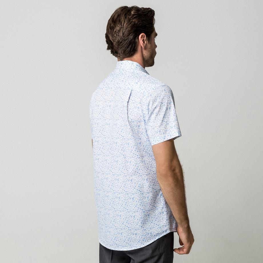 Manor Man Chemise à manches courtes à motif floral  