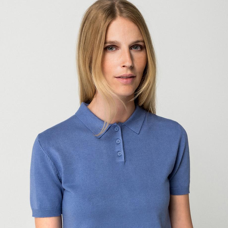 Manor Woman Maglione Polo Maniche Corte  
