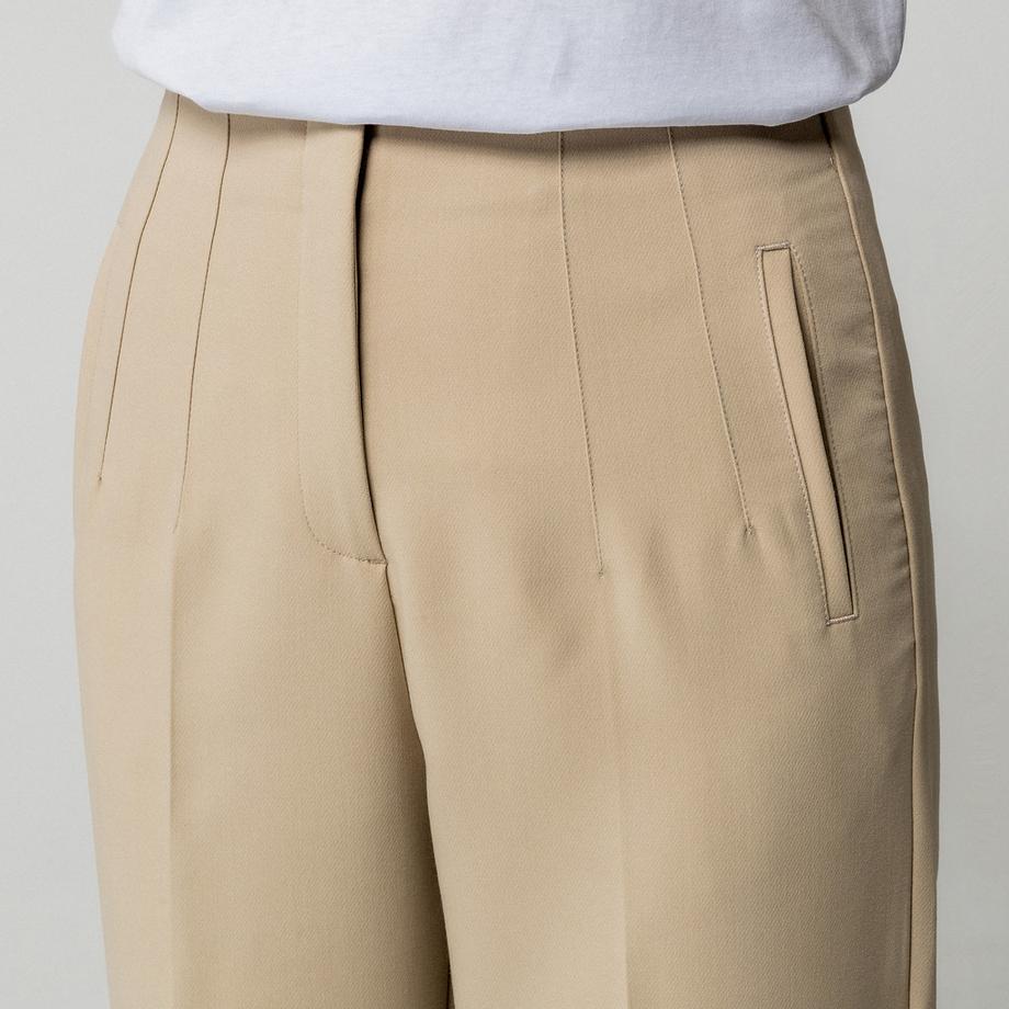 Manor Woman Pantalon Cropped Taille Haute  