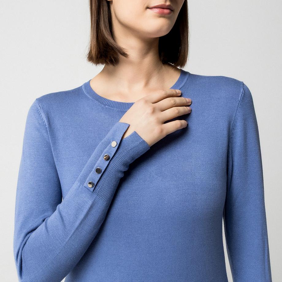 Manor Woman Pullover mit Knopfdetails  