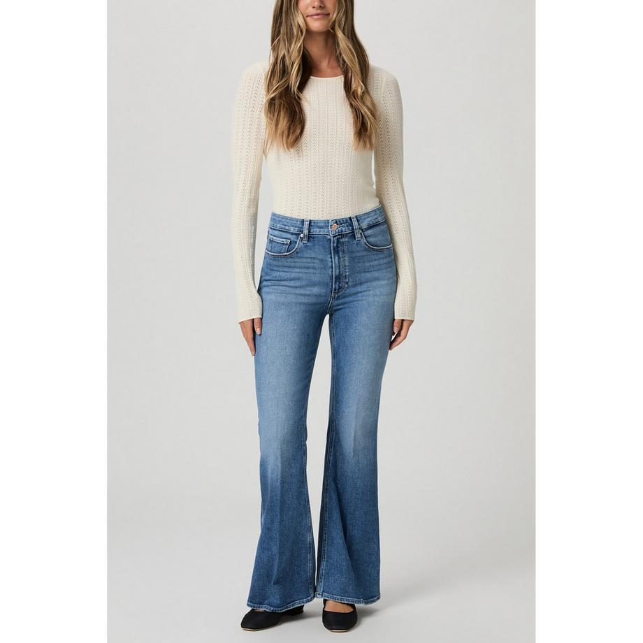 PAIGE Jeans Flared Slim Fit Vita Alta  