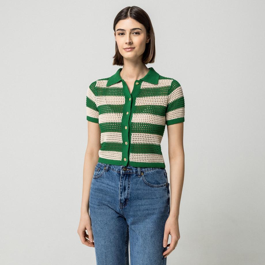 Maglione a maniche corte